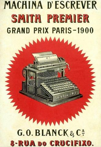 Publicidade a máquina de escrever Smith