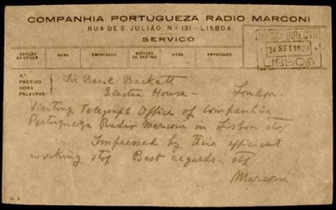 Publicidade Companhia Portuguesa Rádio Marconi