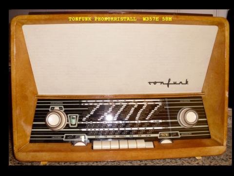 Rádio TONFUNK Phonokristall  W357E 58M