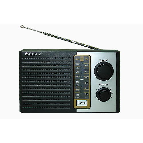 Rádio portátil Sony